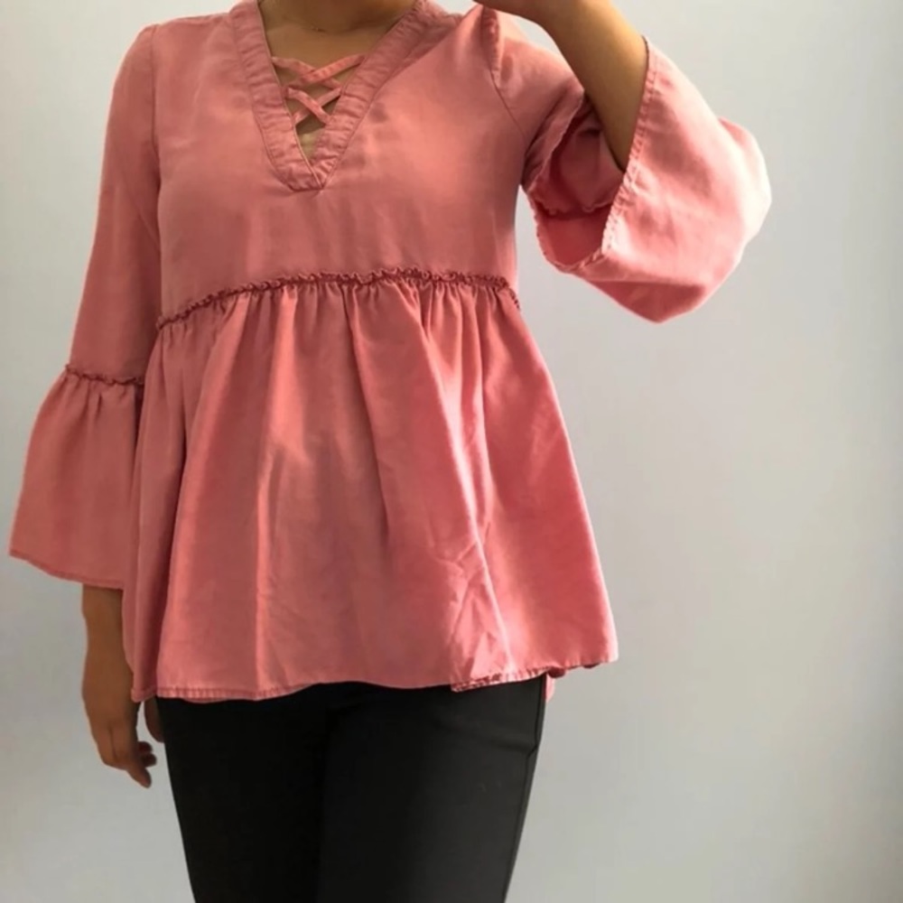 Pink blouse
